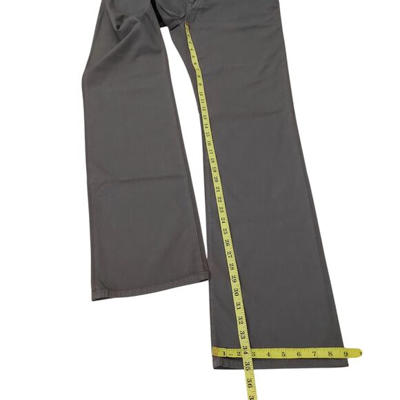 Fidelity Denim Pants Mens 33x35 Gray Flat Front Straight Leg Twill Stretch - Picture 12 of 12